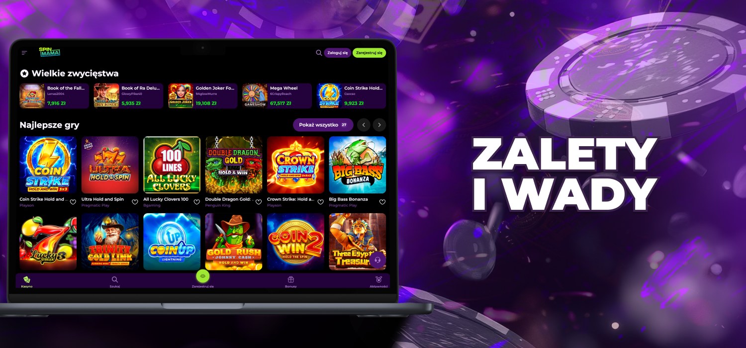 zalety i wady Spinmama